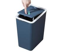 Per La Spazzatura Con Coperchio | Secchio Per Rifiuti,Sottile Moderno 130dl Riciclabile Con Pressione Superiore Per Casa Cucina Bagno