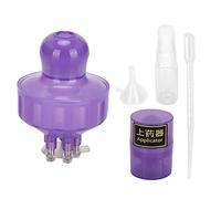 per la spazzola portatile, per l'applicatore del cuoio capelluto di massaggio del cuoio capelluto, con scala, per diramento dei capelli e (Viola)