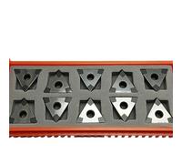 Per La Tornitura Di Materiali Ad Elevata Durezza Come Ghisa, Acciaio Temprato(10PCS-TNMG160404-6N CBN)