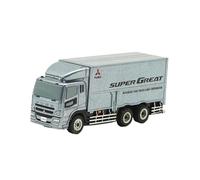 Per La Versione Q Pressofusa SuperGreat Alloy Truck Model Simulation Transport Truck Collection Display(Blue)