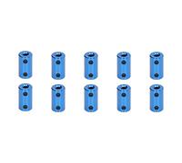 Per l'accoppiamento dell'albero, per motore passo -passo - 10pc, diametro 14 mm, lunghezza 25 mm - connettore articolare (Blu)