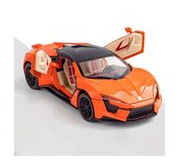 Per Laken Finnier 1 24 Simulazione Diecast In Lega Modello Di Auto Sound Light Collezione Di Veicoli Giocattolo Bambini(Arancia)