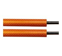 Per l'Alaska 2014-2019 Cofano Ammortizzatore | Cofano cofano anteriore(GOLD CARBON FIBER)