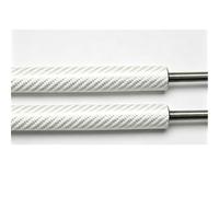 Per l'Alaska 2014-2019 Cofano Ammortizzatore | Cofano cofano anteriore(SILVER CARBON FIBER)