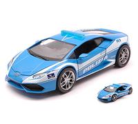 per LAMBORGHINI HURACAN LP610-4 POLIZIA 1:32 - Forze dell'Ordine - New Ray - Die Cast - Modellino