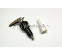 Per Lambretta Gp & Li Serie 3 Cromo Starter Leva di Montaggio & Tappo Plastica