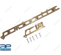 Per Lambretta LI150 Scooter Ottone Fatto Gamba Scudo Stemma Motivo Con Rivetti
