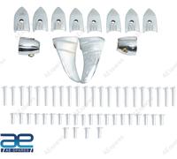 Per Lambretta Pavimento Terminali Con Rivetti Shark Denti Gamba Protezione Pinze