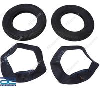 Per Lambretta Vespa 3.5 " X 10 " Anteriore & Mrf Gomma Ruota Pneumatico
