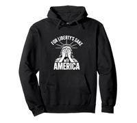Per l'amor della libertà WTF America ha deluso Miss Liberty Felpa con Cappuccio