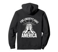 Per l'amor della libertà WTF America ha deluso Miss Liberty Felpa con Cappuccio