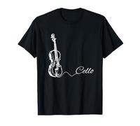 Per l'amore di uno strumento musicale da concerto classico per violoncello Maglietta