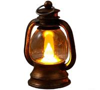 per lampada LED Retrò da Tavolo 5x6x10.5cm Multicolore in Plastica | Plastic Build, Warm LED Glow, 5x6x10.5cm Compact Size, Festive Xmas Bar Decor, Multi-colour Options