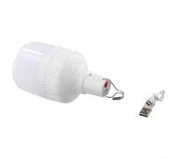per lampada LED Ricaricabile 80W Corpo in Alluminio per lampada(80W-80mm) | Ricarica USB, chip LED sesta generazione, luminosa e stabile, per ideale per blackout e bancarelle
