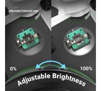 per lampada microscopio polarizzata LED luce compatta 47mm interno 67mm