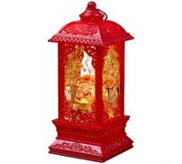 per lampada Notte Cinese Base ad Acqua 13cm per lampada Notte(D) | Base riempibile d'acqua, stabilità superiore, design elegante, luce calda, motivo per dio della Ricchezza