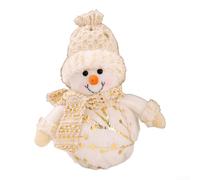 per lampada Notte Natale Plush 25cm Luce Calda Pupazzo per(Snowman Style) | Luce calda soffusa, , design pupazzo neve, tessuto morbido, per ideale camera bimbi