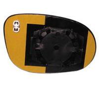 Per Lancia Delta 2008> Vetro+Piastra Sx Azzurro Termico Asferico per Retrovisore