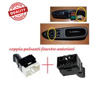 per Lancia Lybra bottoni interruttori alzavetro cristallo porte anteriori set 2