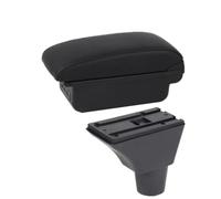 Per Lancia Per Ypsilon Box bracciolo Bracciolo auto Scatola portaoggetti centrale Interna Retrofit 3USB NERO Ricarica Accessori auto