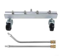 per lancia Sottoscocca Idropulitrice Acciaio per telaio Auto Rimozione Fango Strada 35cm Kit Astine(Chassis+two rod)