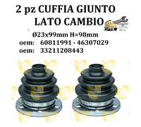 Per Lancia Thema 834 8.32 205cv 10/1987-05/1992 2pz Cuffia Giunto L/Cambio