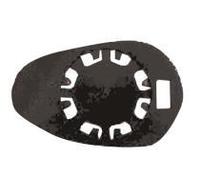 PER LANCIA YPSILON 07.2003>07.2009 VETRO + PIASTRA SX CROMATO PER RETROVISORE