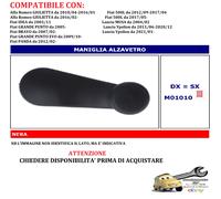Per Lancia Ypsilon dal 01/2021 Maniglia Manovella Alzacristalli Alzavetro Nero