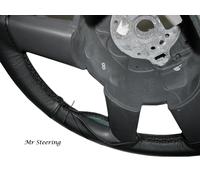 Per Lancia Ypsilon MK2 2003-2011 Volante IN Pelle Nera Cover Top Qualità