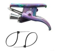 Per lanciare la pesca Trigger Aid con rinforzo in acciaio inossidabile e ABS forma ergonomica per esecuzione coerente del cast (D colorato)