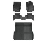 Per Land Per Cruiser Per Prado LC250 2024 5 Posti Adatto Solo Tappetini Auto Con Timone Destro Imbottitura Bagagliaio Accessori Neri(RHD 4P)