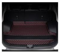 Per Land Per Rover Per Discovery 4 Cinque Posti 2010-2017 Lutehil Bagagliaio Di Un'auto Zerbino Cargo Liner Tappeto Tappetino Antiscivolo(Black red A)