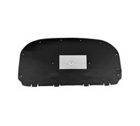 Per Land Rover Per Discovery 3 4 2005-2016 Cuscinetto Isolante Per Il Suono E Il Calore Cofano Motore Anteriore Dell'auto(Black and Silver)