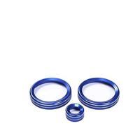 per Land Rover per Range Rover Velar Evoque 2017-2022 Auto Aria Condizionata Centralizzata Manopola Volume Copertura Anello Accessorio Manopola Aria Condizionata