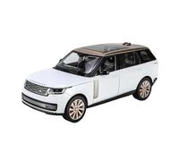 Per Land Rover Range Rover 50° Anniversario Modello Di Auto In Lega Pressofusa In Scala 1:18 Suono E Luce Hobby Decorazione Per La Casa(White)