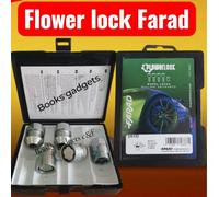 Per Land Rover Velar da 2017 Kit Dadi Antifurto Flower Lock Farad Cerchi Acciaio