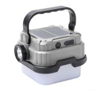 per lanterna LED Camping Ricaricabile USB 3h Luce per lanterna | capacità, 3 ore luce continua, ricarica veloce Type-C, ideale notti lunghe(SL-013 Gray)