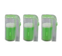 Per l'ape regina, per 3 pezzi di plastica uno - ape a mano che segna la bottiglia di catcher gabbia, strumenti di apicoltura, per gli apicoltori (Verde)