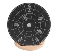per l'apprendimento della chitarra, ruota per corde musicali, rotondo, in legno, per cantautori, insegnanti di musica