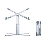 Per laptop in alluminio per supporto con hub a 10 porte per notebook | 10 porte, hub USB 3.0, riduce il caos dei cavi, aumenta la produttività, tutto in un unico dispositivo