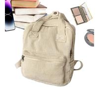 per laptop - Manico estetico, borsa da viaggio casual | grande capacità per ragazze, si adatta a laptop ed elementi, bianco, Consulte la descripción