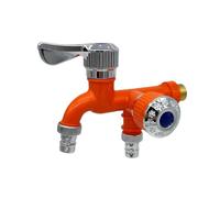 per lavabo | Monoblocco in cromato all'acqua | per lavabo da bagno rubinetto con doppio beccuccio per guardaroba, rubinetto per guardaroba, miscelatore per jard