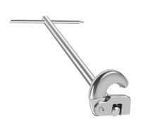 per lavabo, regolabile di precisione, 30 x 11,73 x 11,61 cm, idraulica smontabile, resistente sotto il per installazioni di rubinetti per bagno, giardino, vasca da bagno