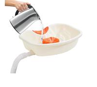 per lavare i capelli - Lavatesta portatile - Vaschetta per | Vassoio di lavaggio per persone prostrate, per tagliare e colorare a, ideale per anziani e disabili.