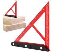 per Lavorazione Legno, Regolo Multiangolo per Misurazioni, di Precisione con Fori per Tracciare Ideale per Disegno, Carpenteria, Falegnameria e Architettura