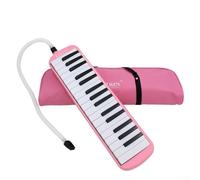 Per l'avventura musicale ti aspetta con questa melodica compatta a 32 tasti, una perfetta introduzione al mondo della musica per principianti (rosa)