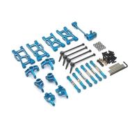 Per LC LC12B1 1/14 Metallo Per Forcelloni Coppe Sterzo Sedili A C Componenti Bielle Cuscinetti Set Auto Rc Per Parti Da Per Corsa Ricambio Rc Car Fuso A Snodo(Blue)