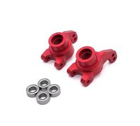 Per LC Per WLtoys 144010 144001 144002 124017 124016 124018 124019 1/14 Cuscinetto In Metallo Coppa Posteriore RC Auto Per Parti Da Per Corsa Sostituzione Uso Rc Car Fuso A Snodo(Red)
