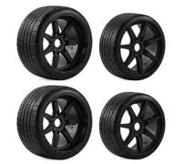 Per Le Corse Per Rally Pneumatici Per Corsa Piatti In Gomma Per ARRMA Per FELONY Per FSR Volare Dio Per Mustang GT 1/7 RC Auto Aggiornamenti Parti Accessorio Ricambio RC