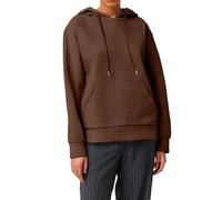 Per le donne autunno moda 2024 trendy maglia pullover felpe casual allentato vestiti carini felpe con cappuccio lombo, Caff, L